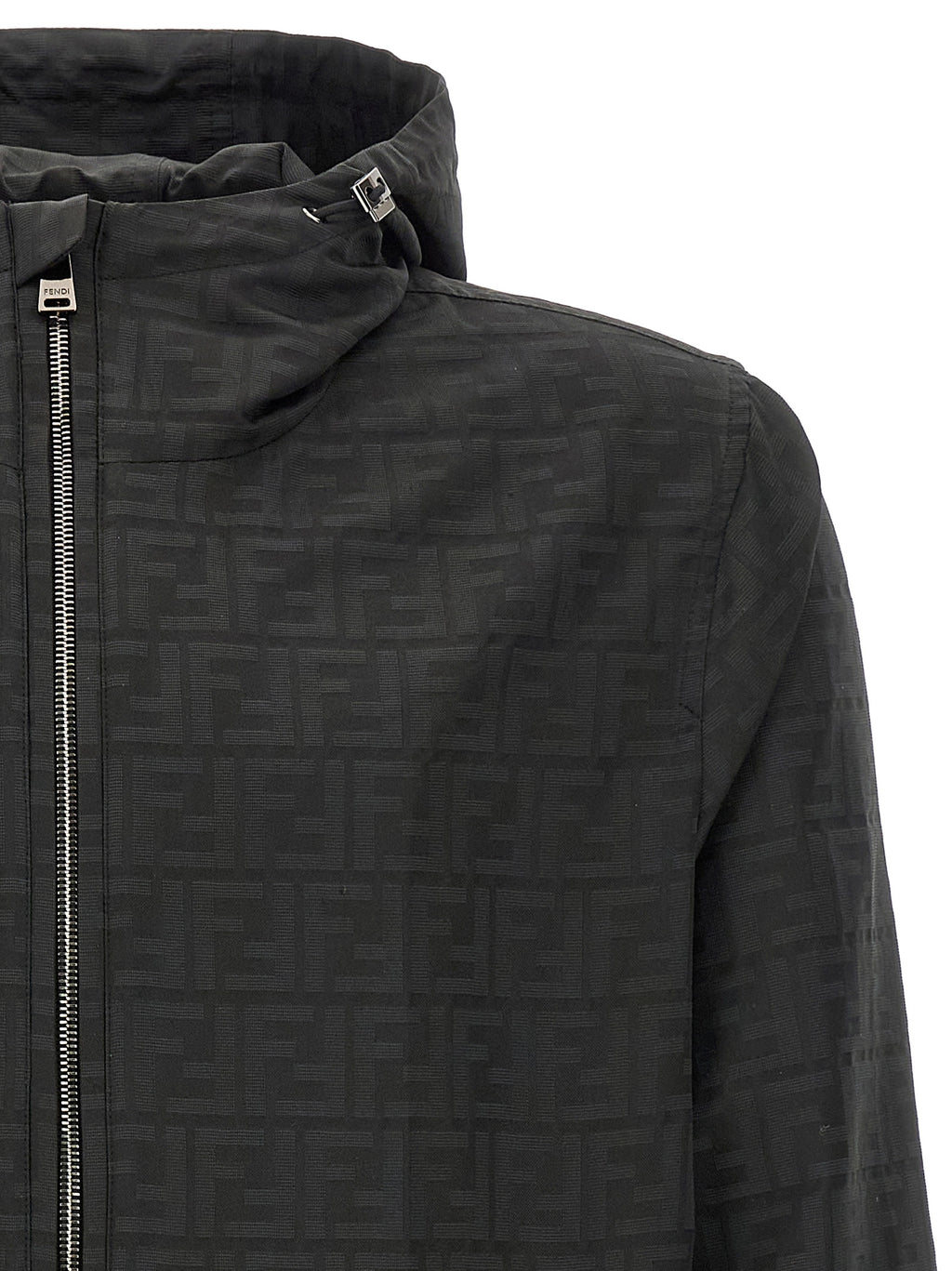 Fendi Black Polyester Shell Jacket