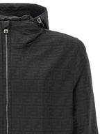 Fendi Black Polyester Shell Jacket