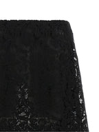 Fendi Black Cotton Midi Skirt