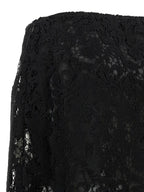 Fendi Black Cotton Midi Skirt