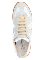 Maison Margiela White Polyvinyl Low Top Sneakers