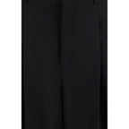 Dolce & Gabbana Black Wool Oves Aries Dress Pants