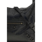 Balenciaga Black Lamb Ovis Aries Shoulder Bag