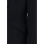 Alexander McQueen Black Acetate Blazer