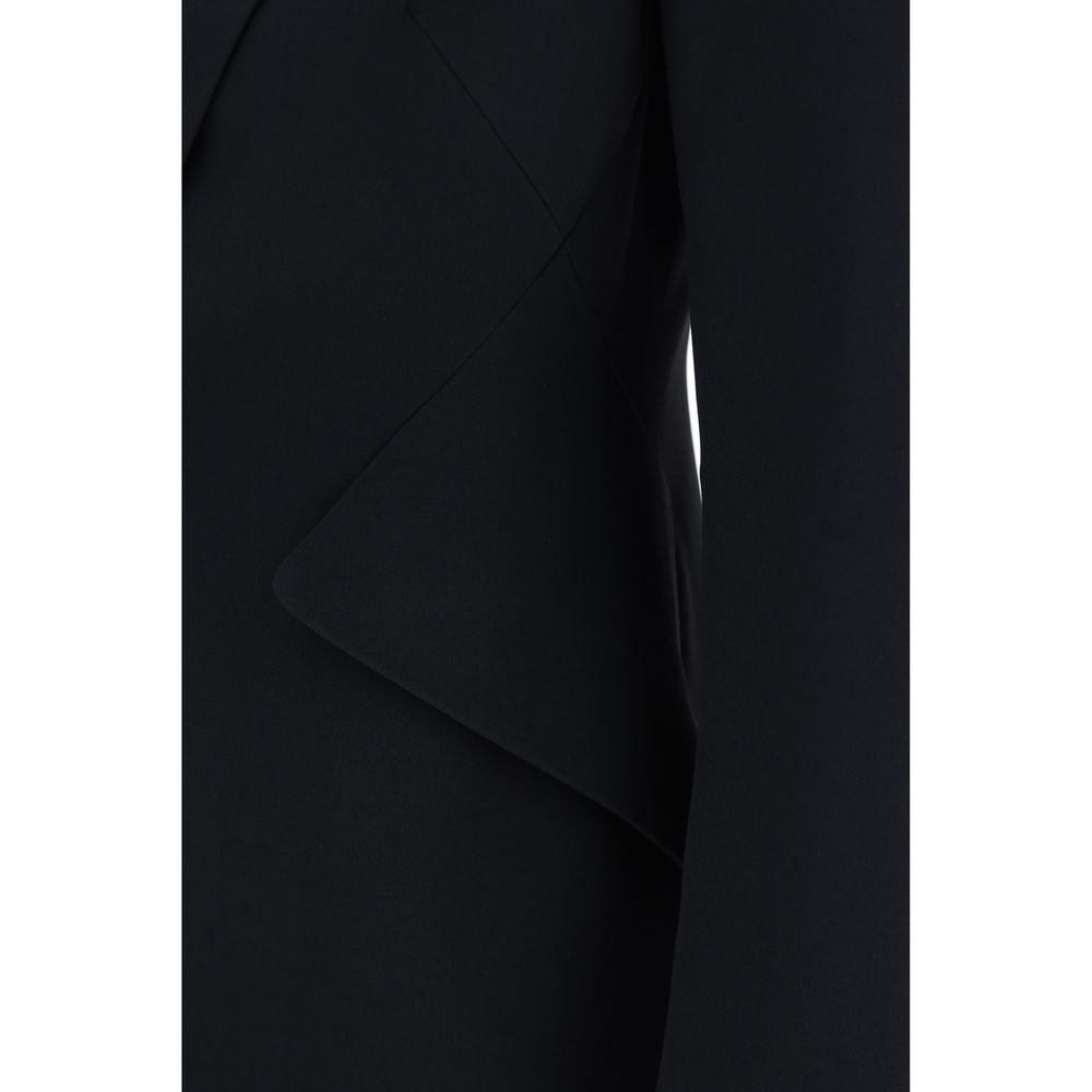 Alexander McQueen Black Acetate Blazer