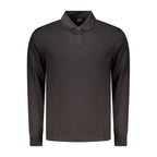 Hugo Boss Black Cotton Polo Shirt