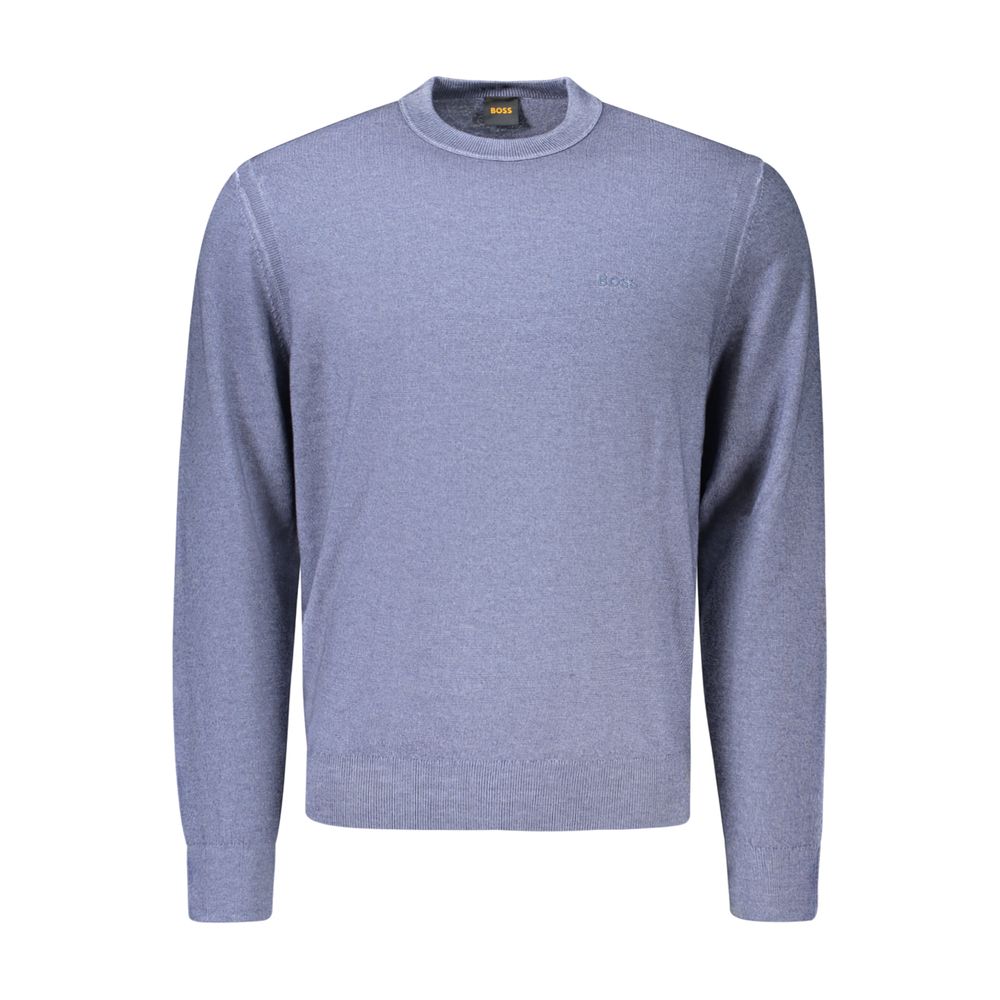 Hugo Boss Blue Wool Sweatshirt