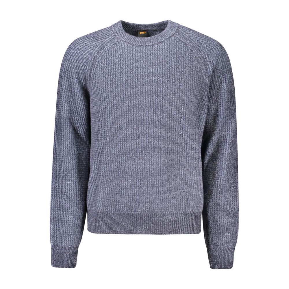 Hugo Boss Blue Wool Sweatshirt