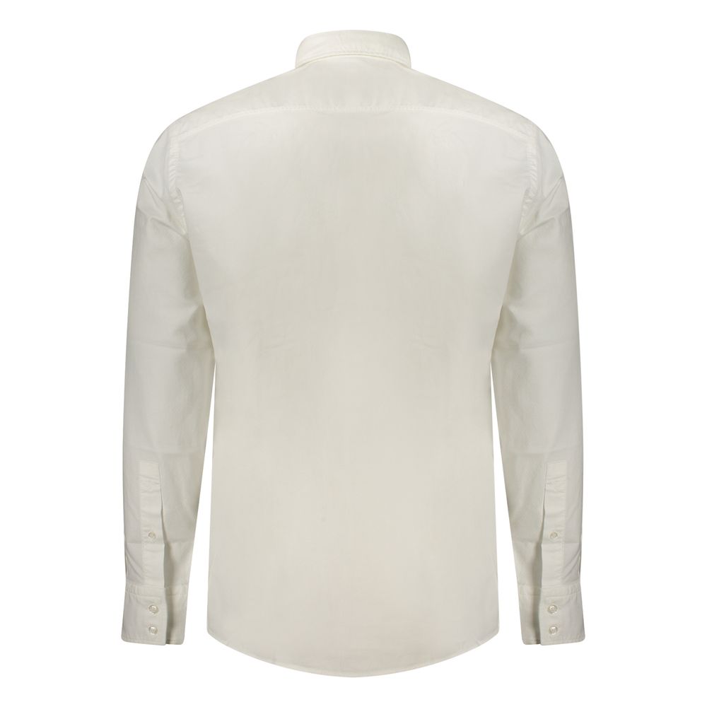 Hugo Boss White Cotton Men's Shirt