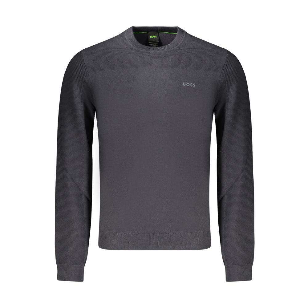 Hugo Boss Blue Wool Men's Sweater