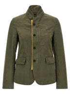 Fendi Bicolor Cotton Full-Length Jacket