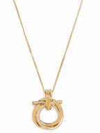 Ferragamo Gold Brass Necklace