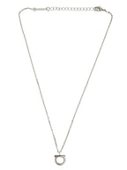 Ferragamo Silver Brass Necklace