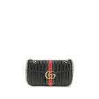 Gucci Black Calf Leather Bos Taurus Shoulder Bag