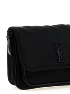 Saint Laurent Black Polyamide Crossbody Bag