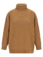 Max Mara Beige Wool Cardigan