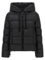 Max Mara Black Polyester Full-Length Jacket