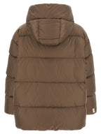 Max Mara Brown Polyamide Full-Length Jacket