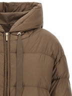 Max Mara Brown Polyamide Full-Length Jacket