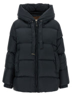 Max Mara Blue Polyester Full-Length Jacket