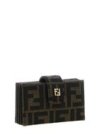 Fendi Brown Polyester Cardholder