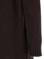Max Mara Brown Wool Midi Dress