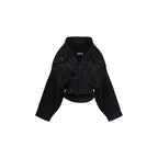 Balenciaga Black Cotton Denim Jacket