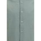 Prada Bicolor Cotton Dress Shirt