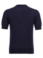 Dolce & Gabbana Blue Silk Cardigan