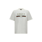 Gucci White Cotton T-Shirt