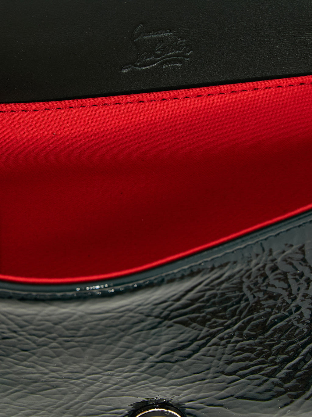 Christian Louboutin Bicolor Calfskin Crossbody Bag