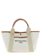 Balenciaga Beige Leather Tote Bag