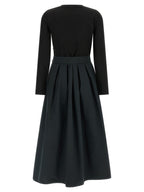 Max Mara Black Viscose Long Dress