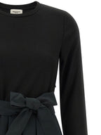 Max Mara Black Viscose Long Dress