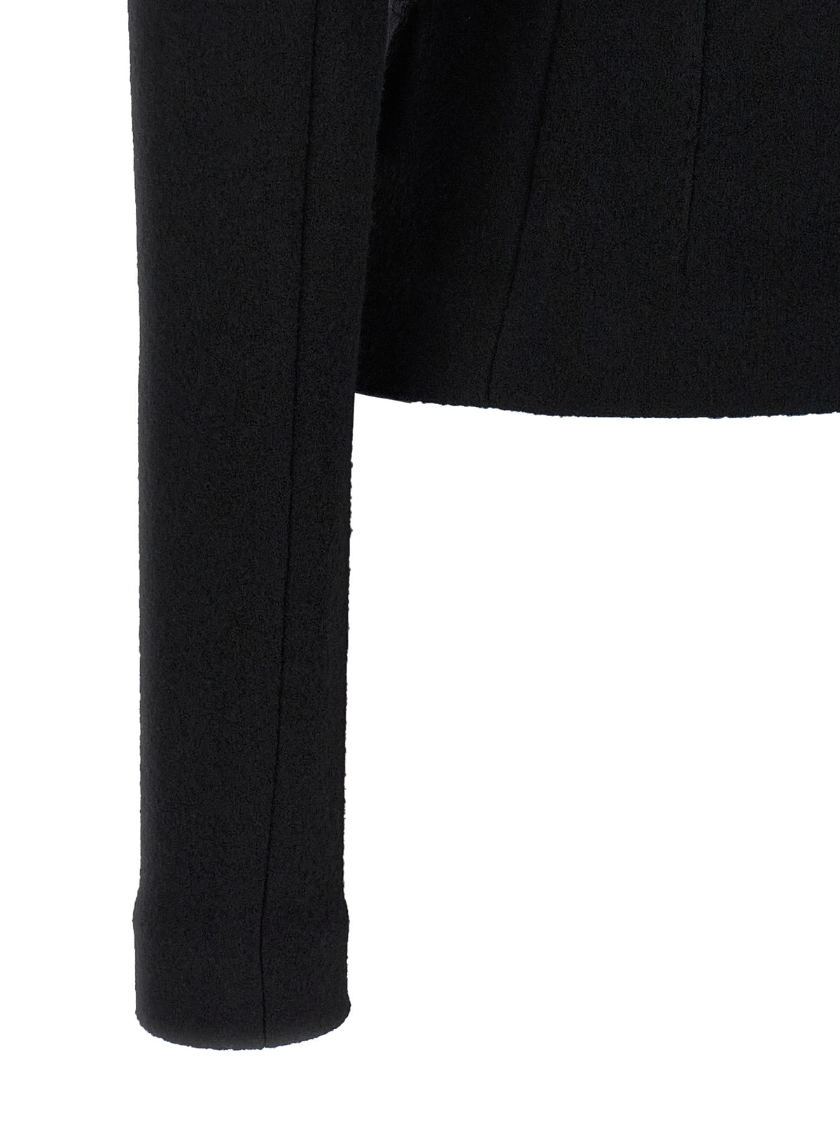 Dolce & Gabbana Black Virgin Wool Blazer