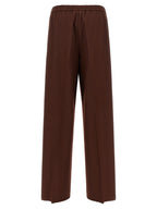 Max Mara Brown Wool Casual Pants