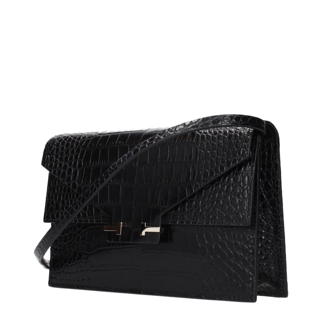 Tom Ford Black Leather Clutch Bag