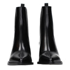 Christian Dior Black Leather Ankle Boots