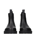 Celine Black Leather Ankle Boots