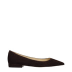 Jimmy Choo Brown Leather Ballet Flats