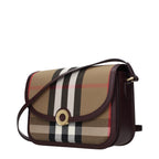 Burberry Brown Fabric Crossbody Bag