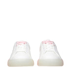 Versace White Leather Low Top Sneakers