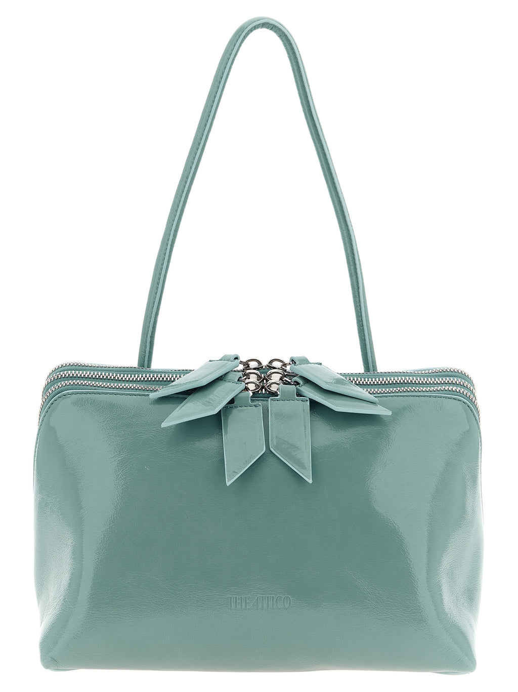 The Attico Blue Calfskin Shoulder Bag