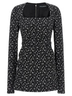 Dolce & Gabbana Black Silk Short Dress