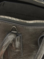 The Attico Gray Calfskin Handbag