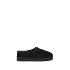 UGG Black Suede Leather Mules