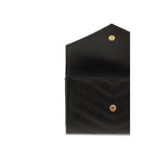 Saint Laurent Black Calf Leather Bos Taurus Wallet