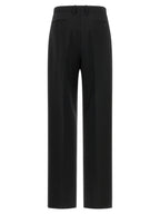 Fendi Black Mohair Dress Pants