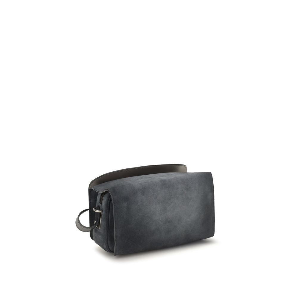 Balenciaga Blue Calf Leather Bos Taurus Shoulder Bag