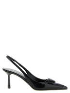 Prada Black Calfskin High Heel Pumps